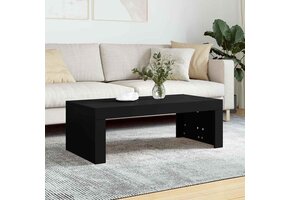 vidaXL Salontafel 102x50x36 cm bewerkt hout zwart
