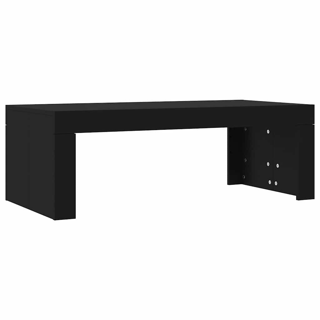 vidaXL Salontafel Zwart 102x50x36 cm Bewerkt Hout - 34% Korting