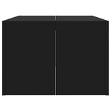 vidaXL Salontafel Zwart 102x50x36 cm Bewerkt Hout - 34% Korting