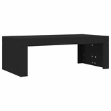 vidaXL Salontafel Zwart 102x50x36 cm Bewerkt Hout - 34% Korting