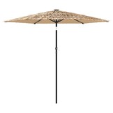 Bruine Parasol Staal 268x268 cm - 54% Korting