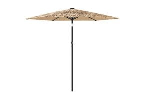 vidaXL Parasol met stalen paal 268x268x226 cm bruin