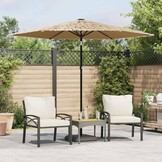 Bruine Parasol Staal 268x268 cm - 54% Korting