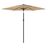 Bruine Parasol Staal 268x268 cm - 54% Korting