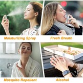 15x Glazen Sprayflesjes Set 3/5/10ml - Navulbaar, Transparant, Ideaal voor Reizen