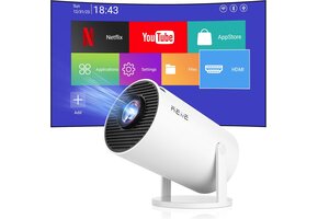 Mini Projector 1080P Full HD - 260 ANSI Lumen, WiFi 6, Android 11 - 34% Korting