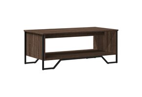 VidaXL Salontafel Hout 100x51x40 cm Bruin Eikenkleur - 57% Korting