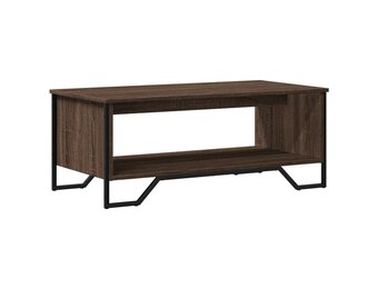 vidaXL Salontafel 100x51x40 cm Bruin Eikenhout Bewerkt Hout met 54% Korting