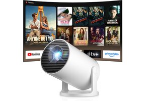 Salange Mini Projector 4K met Android 14, Wifi 6, Bluetooth 5.4 - 34% Korting