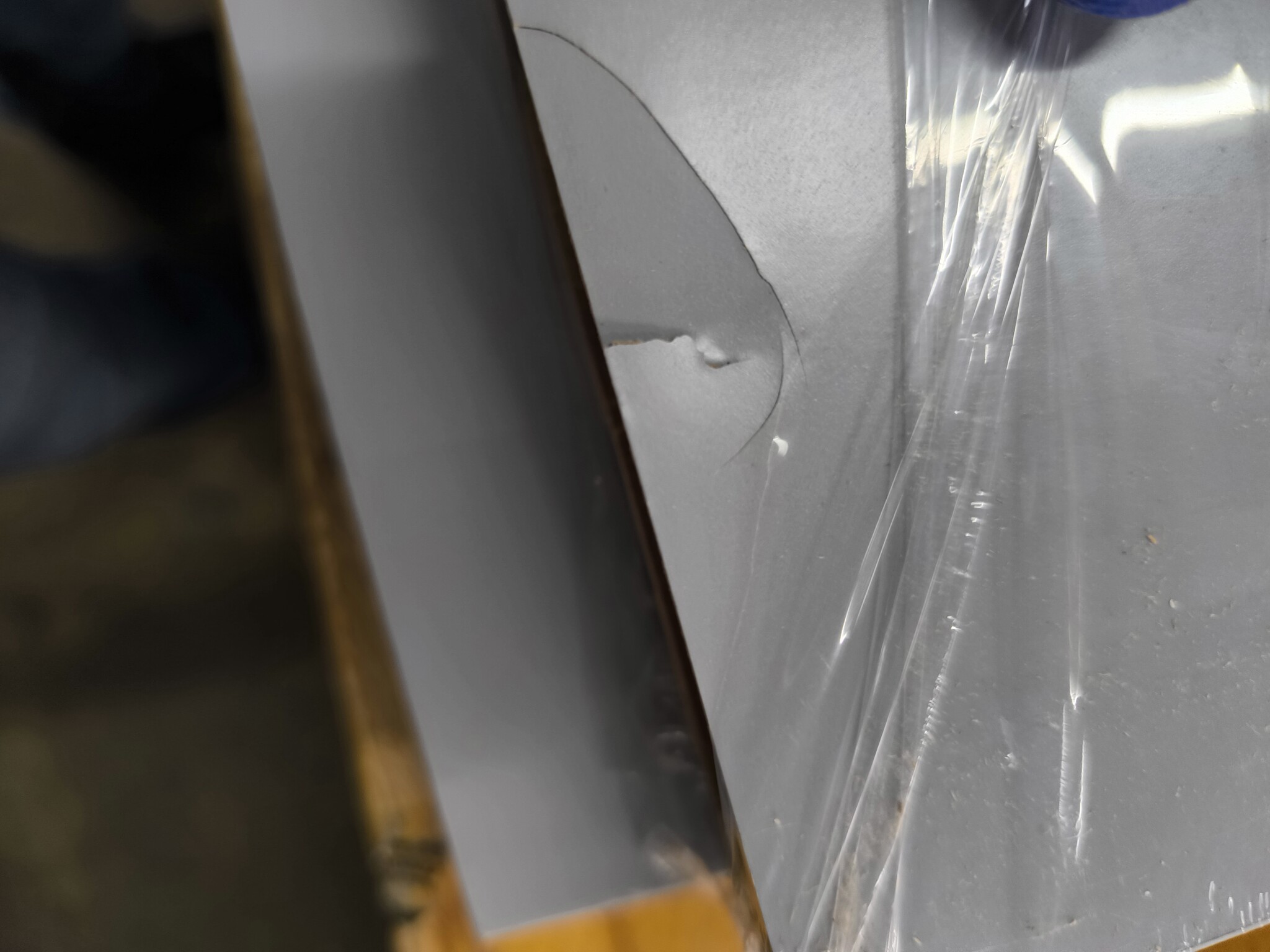 Zwevende Wandschappen MDF Grijs 2 stuks (90 cm) met 53% korting