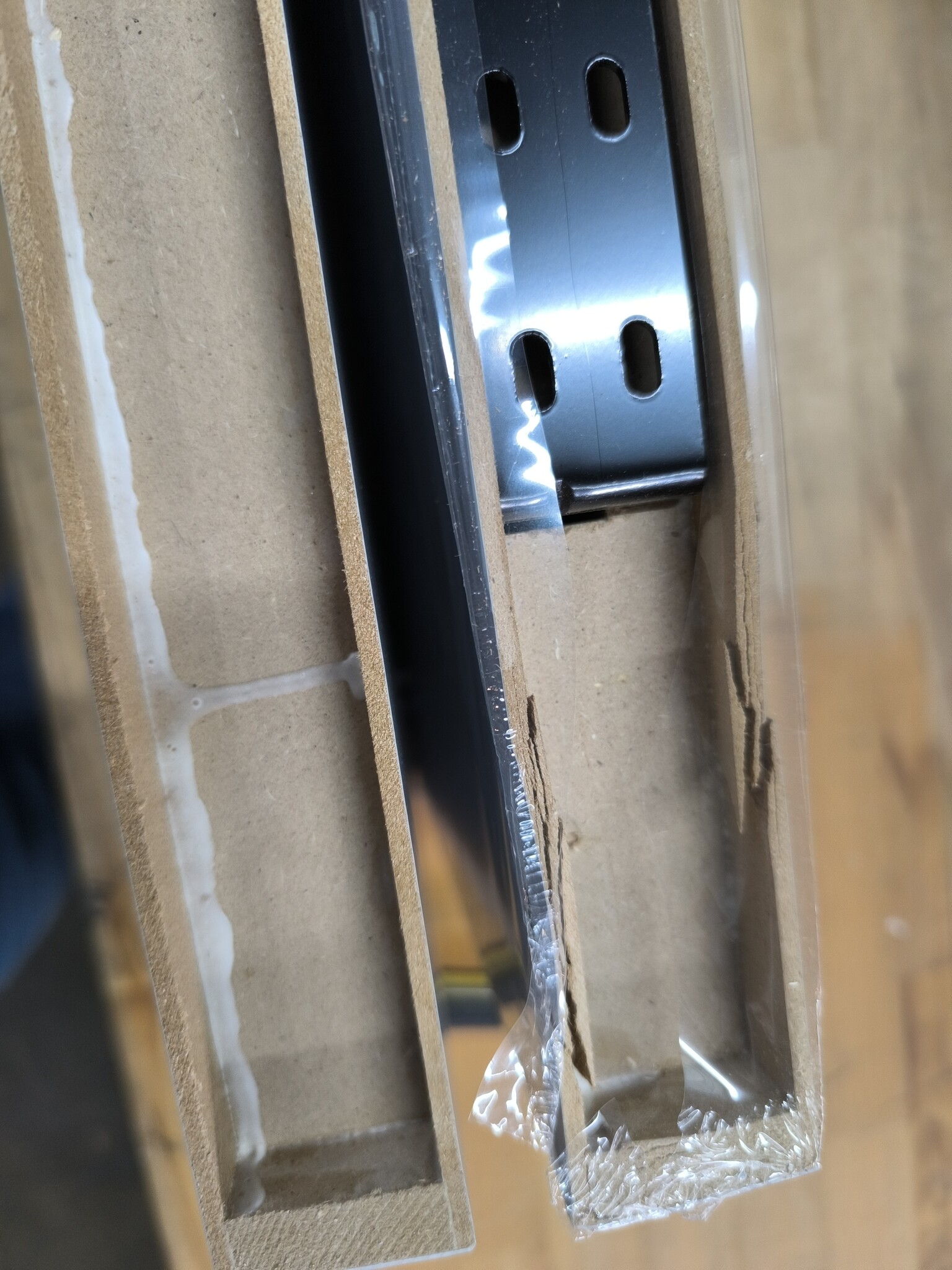 Zwevende Wandschappen MDF Grijs 2 stuks (90 cm) met 53% korting