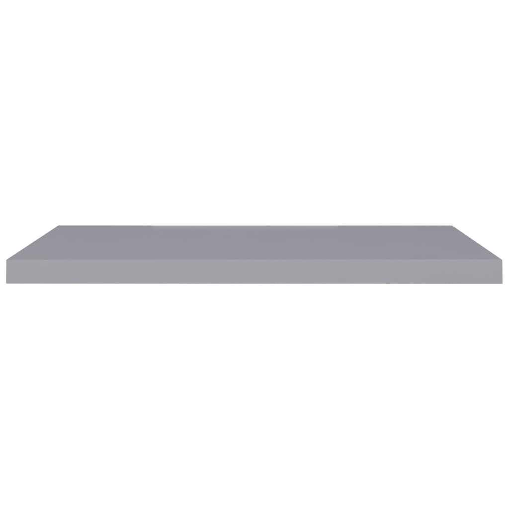 Zwevende Wandschappen MDF Grijs 2 stuks (90 cm) met 53% korting