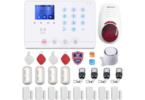 Draadloos Alarmsysteem met WiFi + 4G - Inclusief Sirene & Sensoren - 41% Korting