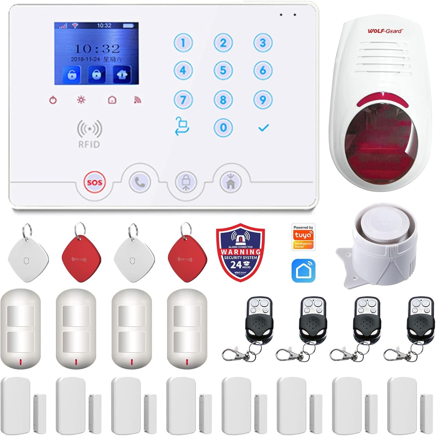 Wolf Guard Alarmsysteem WiFi + 4G met App & 35% Korting