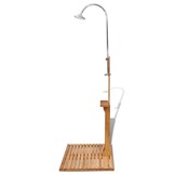 Houten Tuindouche met Regelbare Waterdruk - 35% Korting
