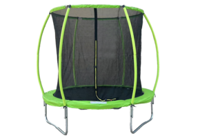 Trampoline 305 cm rond - met veiligheidsnet – groen/zwart