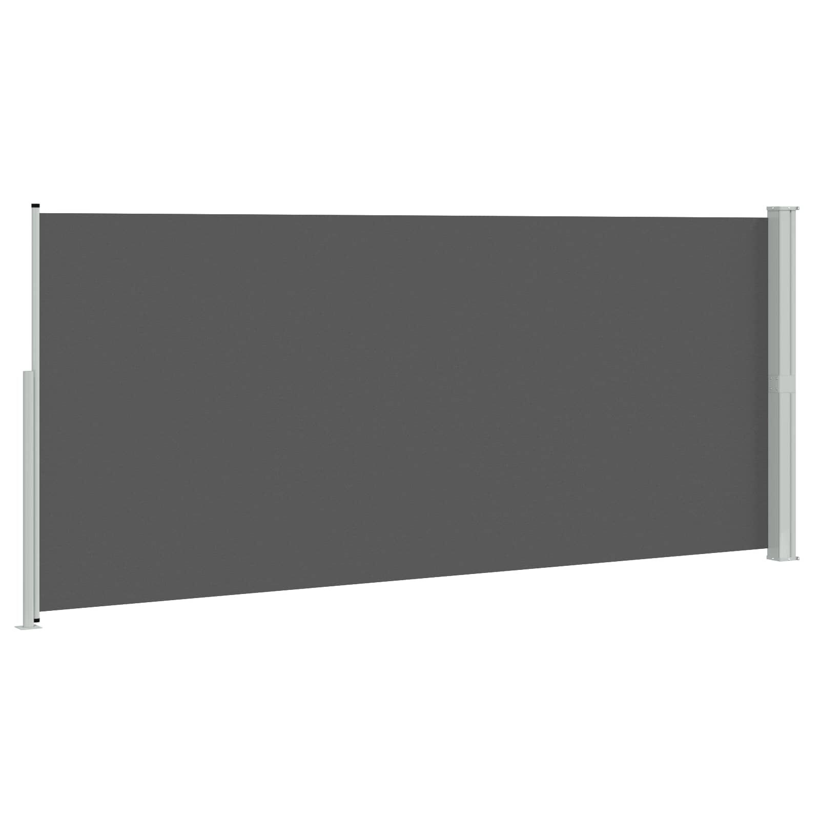 VidaXL Uittrekbaar Zijscherm Rechthoekig 220x500cm Antraciet - 35% Korting