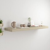 Zwevende Wandschap Eikenkleurig MDF (80cm) - 33% Korting