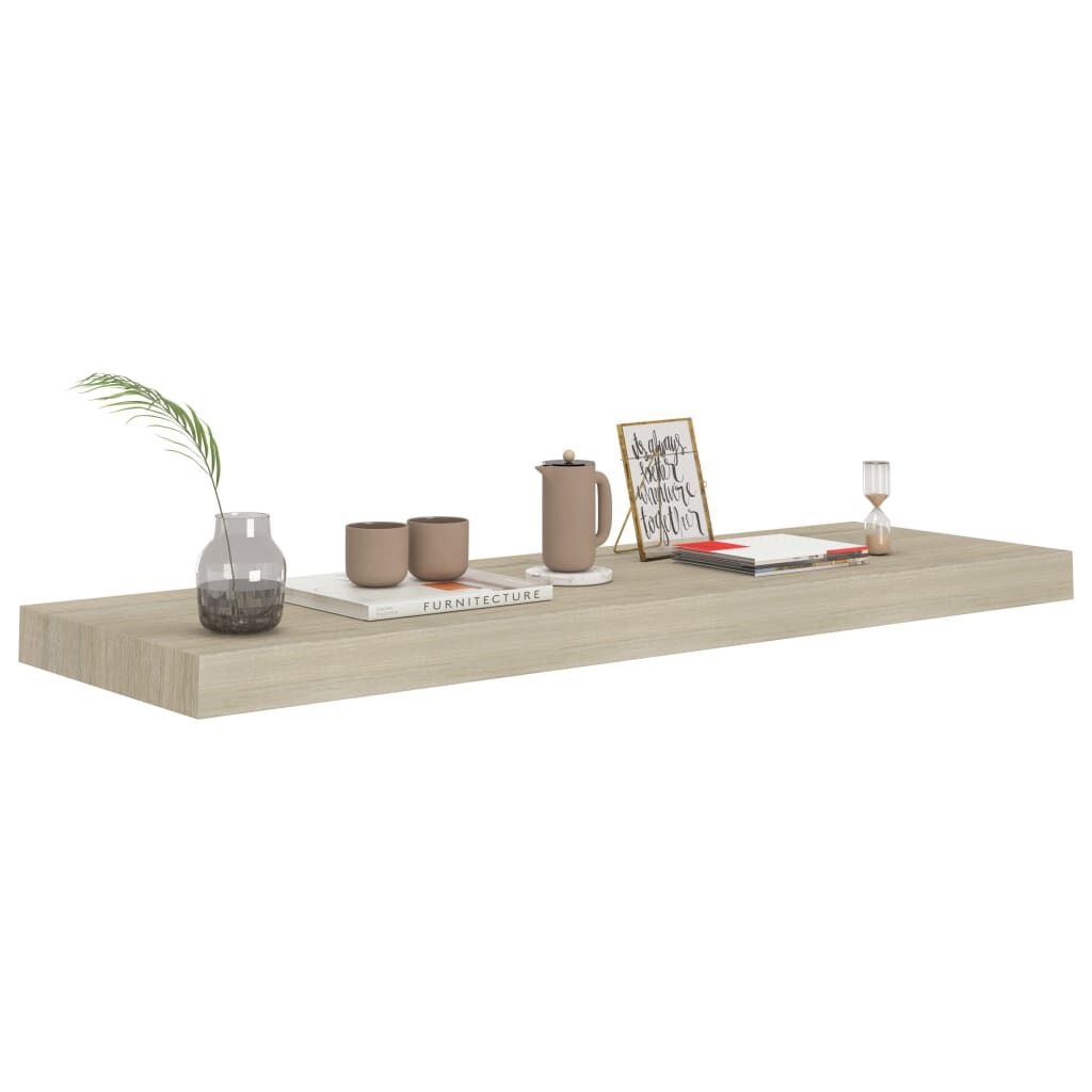 Zwevende Wandschap Eikenkleurig MDF (80cm) - 33% Korting
