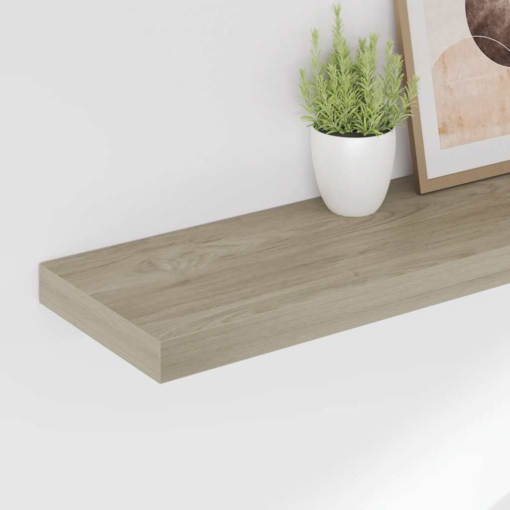 Zwevende Wandschap Eikenkleurig MDF (80cm) - 33% Korting