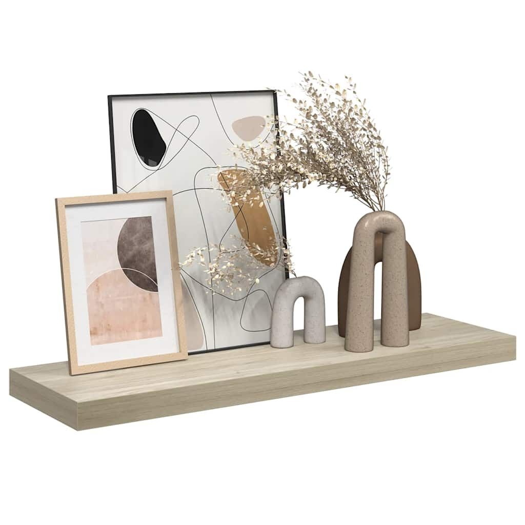 Zwevende Wandschap Eikenkleurig MDF (80cm) - 33% Korting