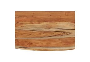 Acaciahouten Wandschap met Natuurlijke Rand 70x40cm - 58% Korting