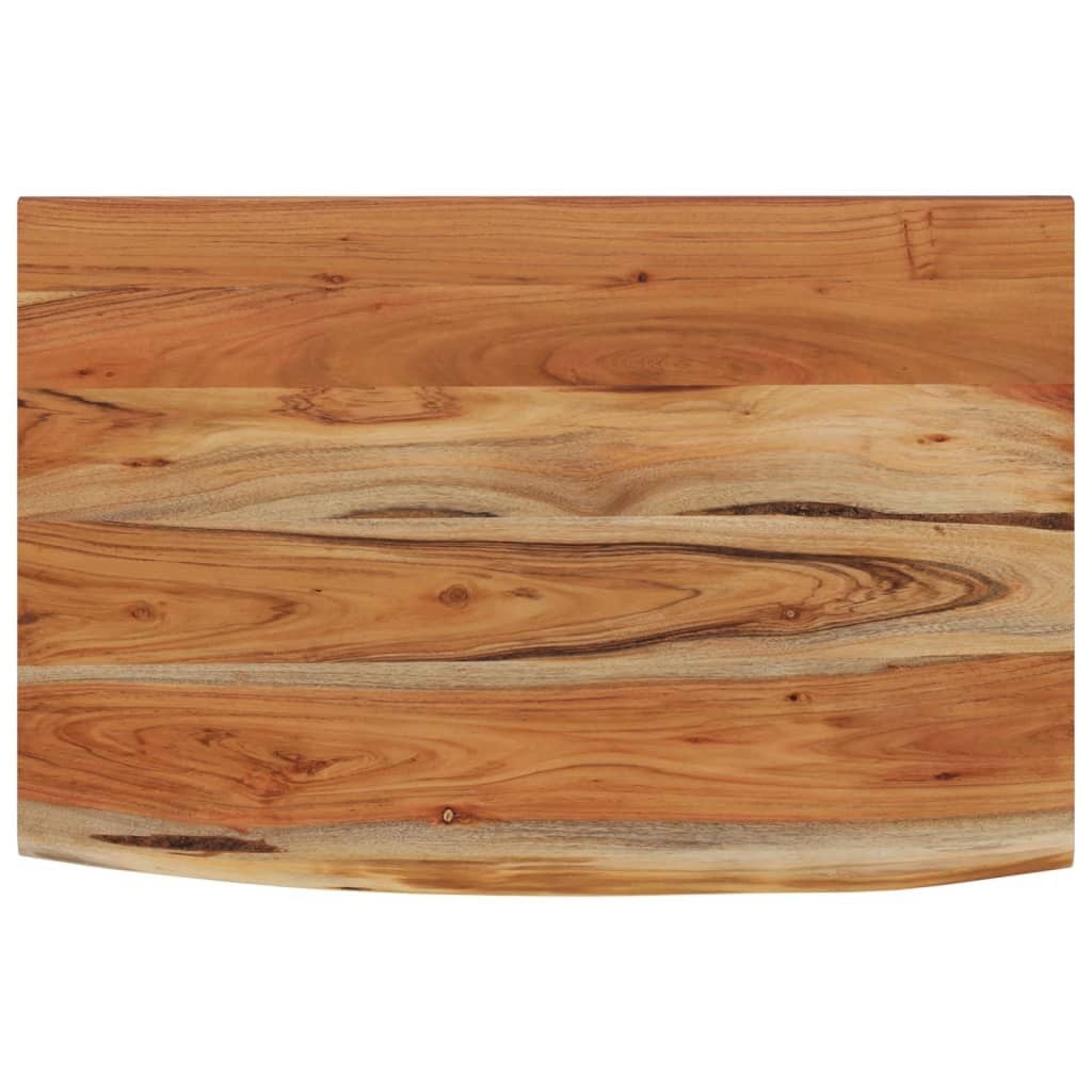 Acaciahouten Wandschap met Natuurlijke Rand 70x40cm - 58% Korting