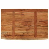 Acaciahouten Wandschap met Natuurlijke Rand 70x40cm - 58% Korting