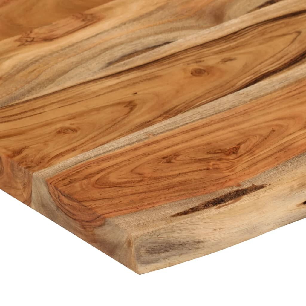Acaciahouten Wandschap met Natuurlijke Rand 70x40cm - 58% Korting