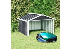 Robotmaaier Overkapping Staal Antraciet 92x97x63 cm - 54% Korting