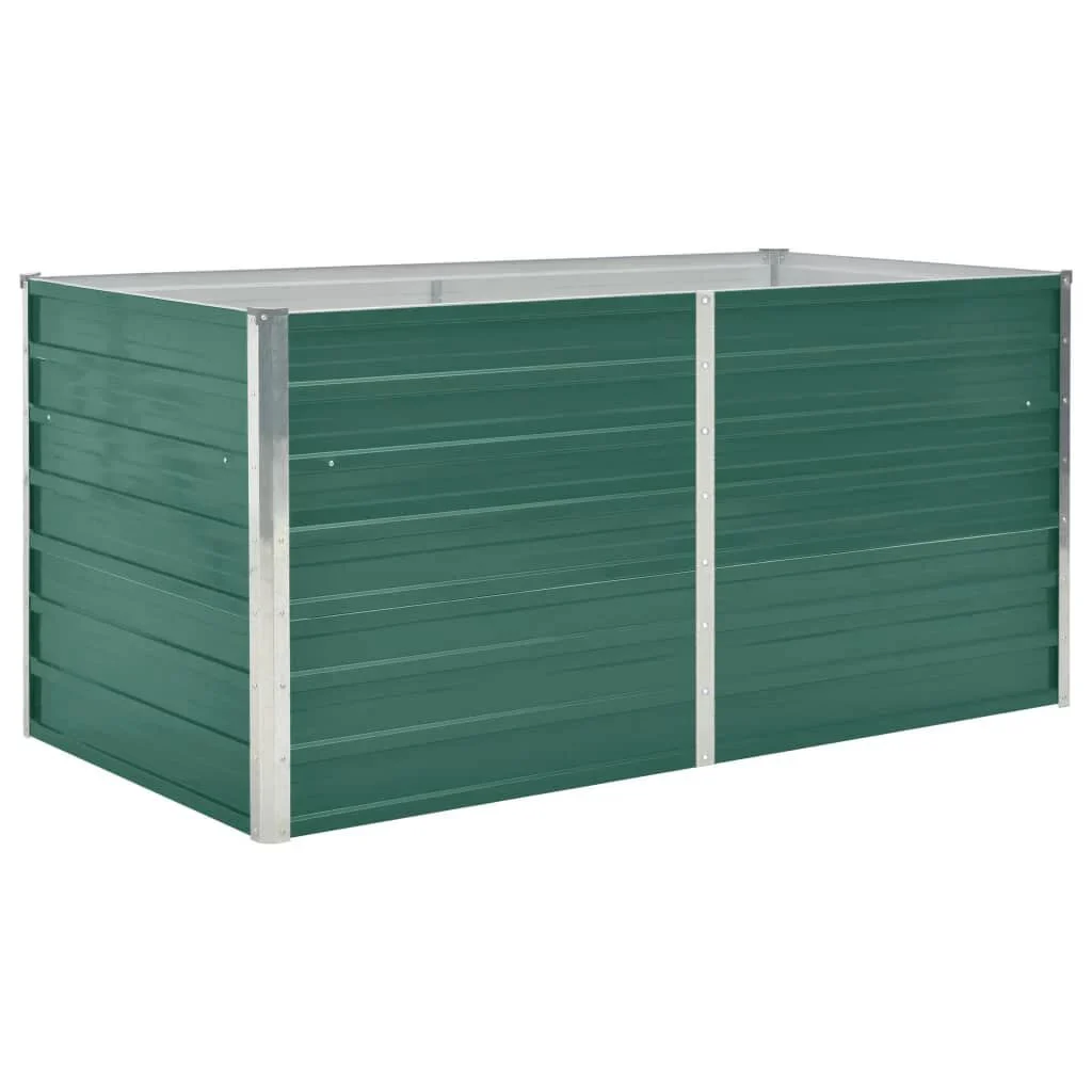 Verhoogd Plantenbed Staal Groen 160x80x77 cm - 34% Korting