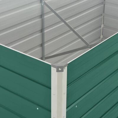 Verhoogd Plantenbed Staal Groen 160x80x77 cm - 34% Korting