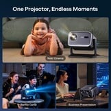 Smart Beamer Projector - 4K, 1080p, 500 ANSI, Google TV, 35% Korting