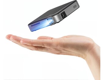 YOTON Y200 Mini DLP Projector - Draagbare Beamer met Accu - Wit