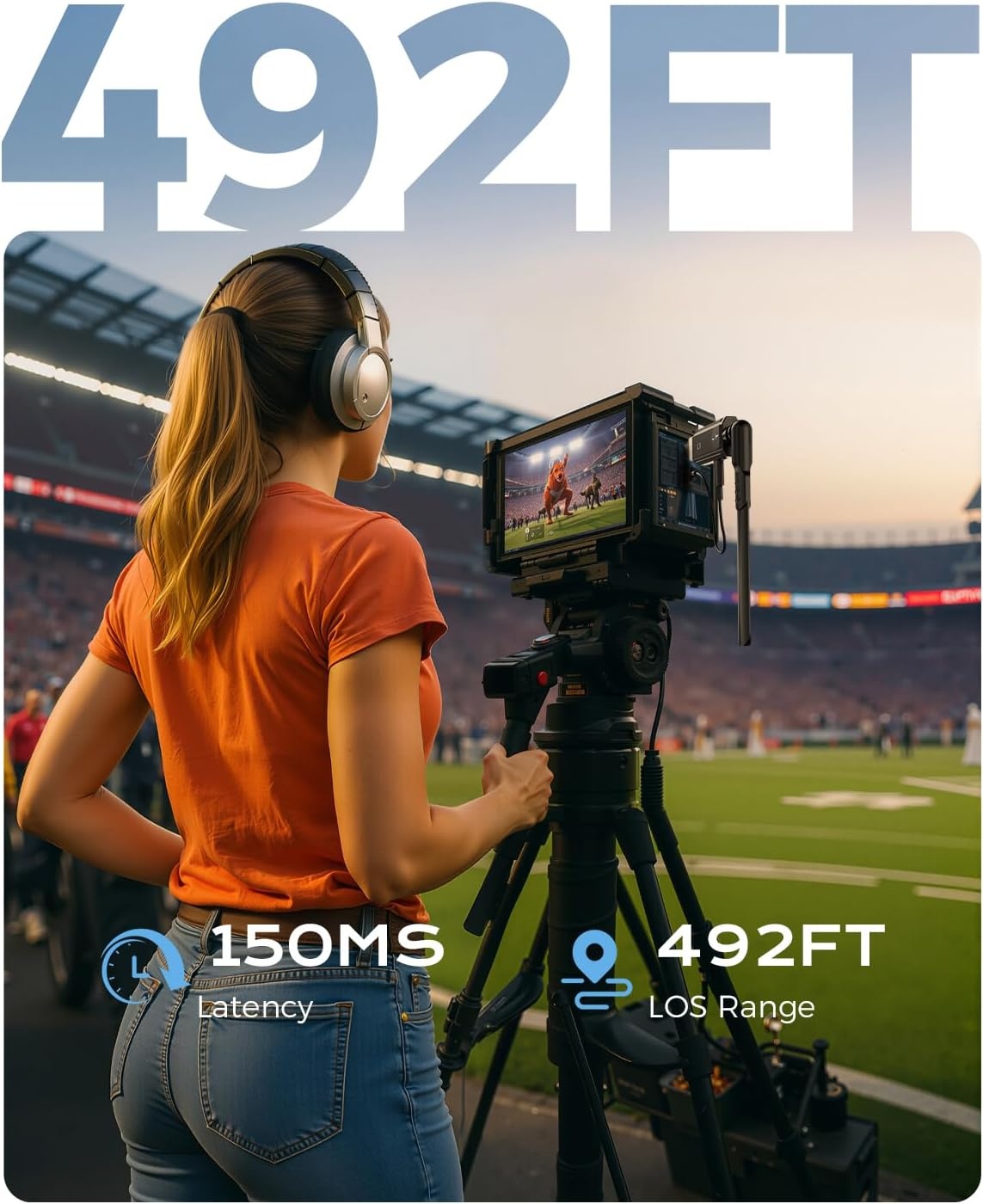 Draadloze HDMI Zender & Ontvanger | 5G UHD 400m | Zwart | 35% Korting