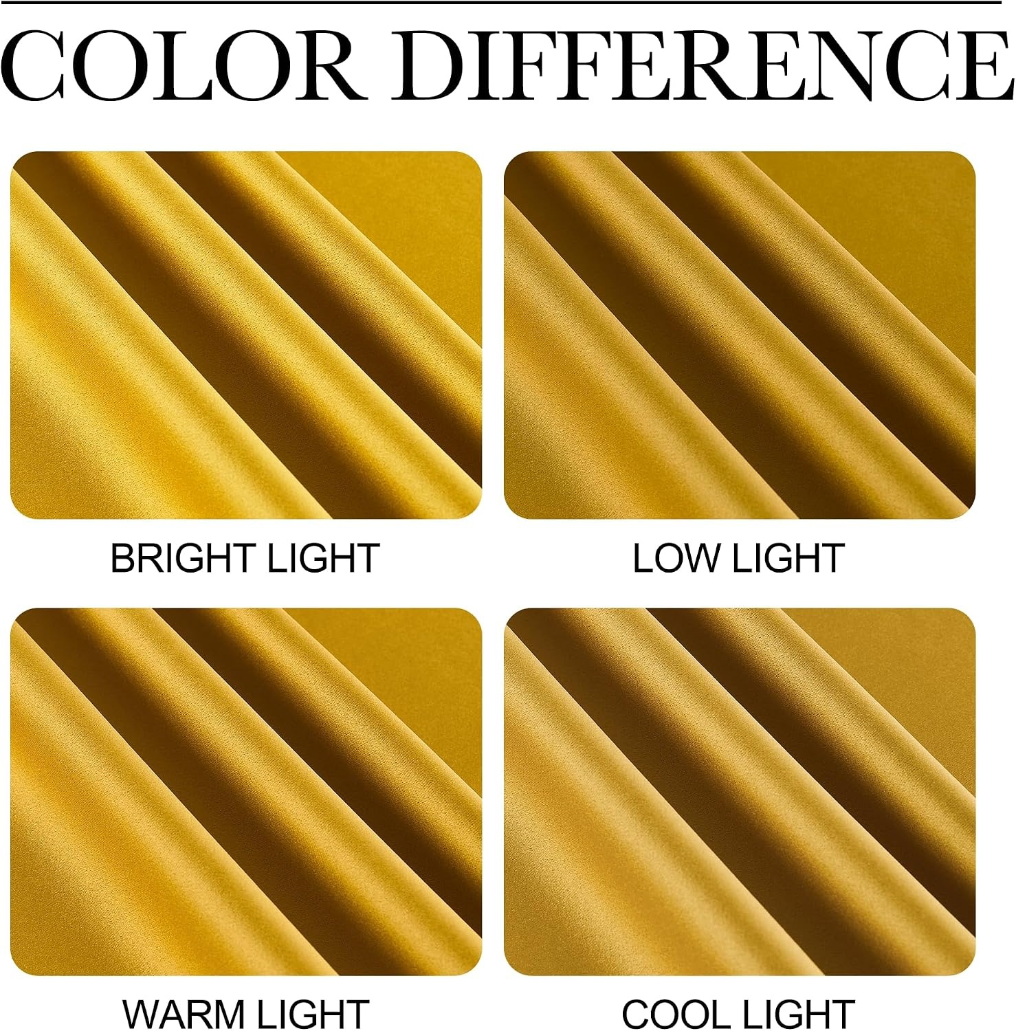 Verduisterende Gordijnen Gouden 140x175 cm (2 Stuks) - 34% Korting