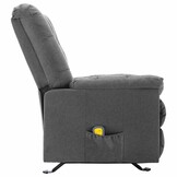Verstelbare Massagestoel Lichtgrijs - 35% Korting