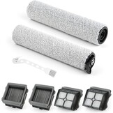 2 borstelrollen, 2 filters, reserveonderdelen voor Tineco Floor One S5 STEAM/I-floor 5 STEAM draadloos huisdier, Floor One S5 STEAM/I-floor 5 STEAM, nat-/droogzuiger, reserveonderdelenset