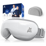 Bob and Brad EyeOasis 3 Oogmassageapparaat met Warmtefunctie, Compressie en Muziek, Opvouwbare en Oplaadbare Eye Massager, voor Ontspanning bij Vermoeide Ogen en Betere Nachtrust