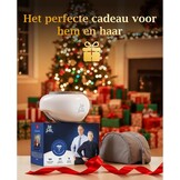 Bob and Brad EyeOasis 3 Oogmassageapparaat met Warmtefunctie, Compressie en Muziek, Opvouwbare en Oplaadbare Eye Massager, voor Ontspanning bij Vermoeide Ogen en Betere Nachtrust