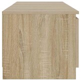 vidaXL 3-delige Loungeset met donkergrijze kussens bamboe