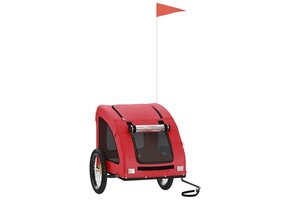 Hondenfietskar Rood Oxford Stof & IJzer - 34% Korting