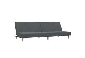 VidaXL Slaapbank 2-zits Stof Lichtgrijs - 35% Korting
