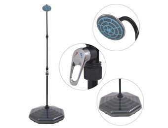 vidaXL Solar douche 20 L aluminium HDPE