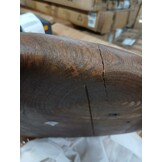 vidaXL Nest Koffietafels 2 st Honingbruin Ø 50 x 40 cm
