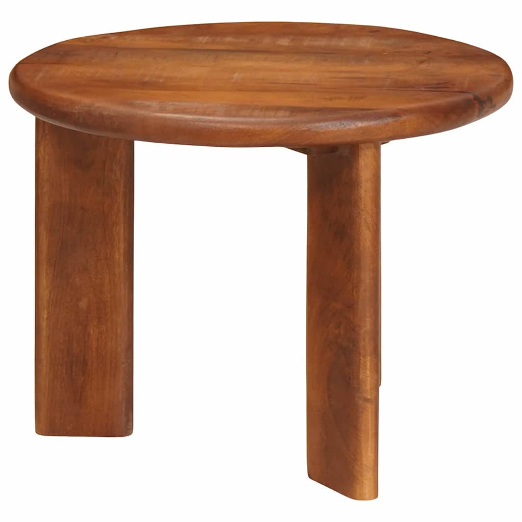 vidaXL Nest Koffietafels 2 st Honingbruin Ø 50 x 40 cm