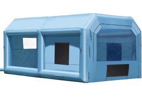 Opblaasbare Spuitcabine 6.4x4.1x3m met Luchtfiltersysteem - 30% Korting