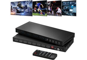 HDMI Matrix Schakelaar 4x4 4K 60Hz HDR10 3D ARC met 30% Korting