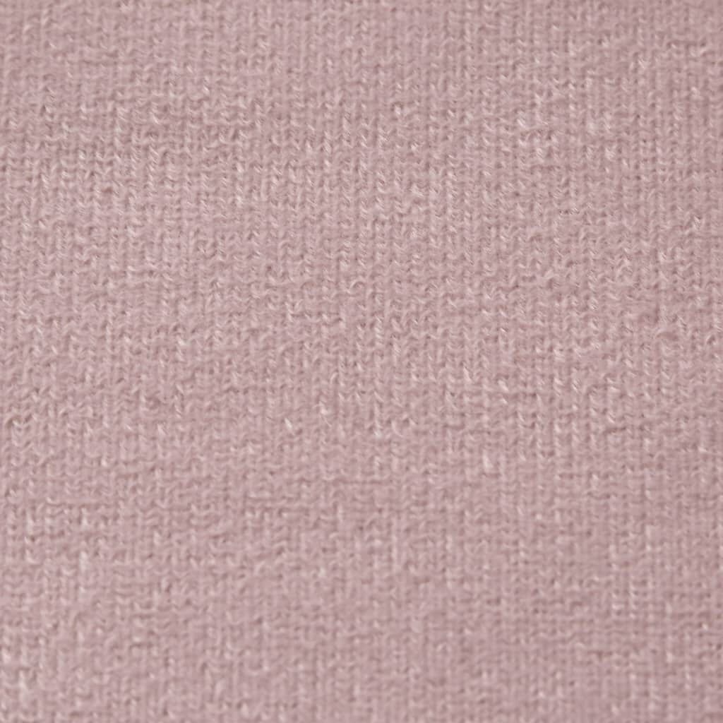 vidaXL Kinderslaapbank 2-zits zacht pluche roze