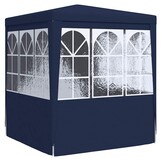 vidaXL Partytent met zijwanden professioneel 90 g/m² 2x2 m blauw